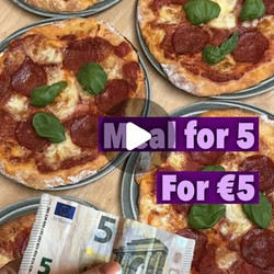 Homemade Pizza - Feeding 5 People For €5