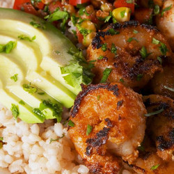 Blackened Prawn Bowls