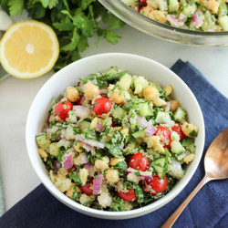 Amaranth Tabbouleh With Chickpeas