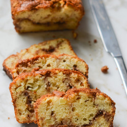 Apple Bread With Cinnamon Swirl