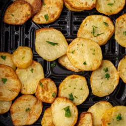 Air Fryer Sliced Potatoes