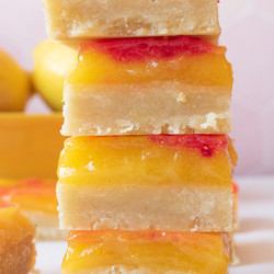Strawberry Swirled Lemon Bars