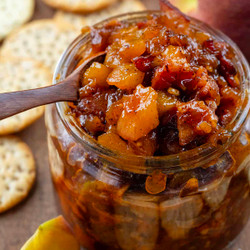 Peach Bacon Jam