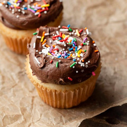 Gluten Free One Bowl Vanilla Cupcakes