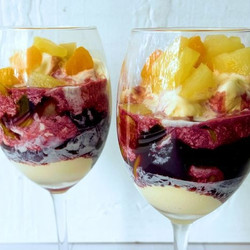 Creamy Sangria easy dessert must must