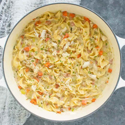 Creamy Chicken Noodle Soup With Pancetta