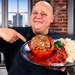 Papa Kocht Gefüllte Paprika Mit Hackfleisch – Bernd Zehner