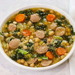 Italian Kale Chickpea Soup