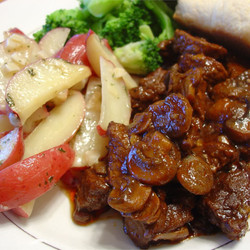 Sirloin Tips And Mushrooms