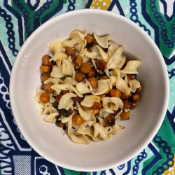 Crisped Chickpeas In Spicy Brown Butter
