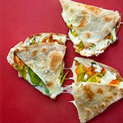 Squash Blossom Quesadillas