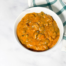 Easy Mushroom Masala Curry In Instant Pot