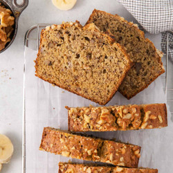 The Best Oat Flour Banana Bread