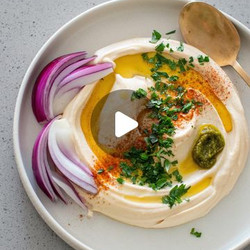 Red Lentil 'hummus'