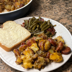 Cheesy Smoked Sausage And Potatoes Skillet