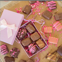 Easy Chocolate Dipped Caramels