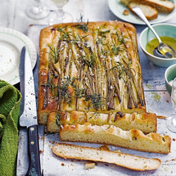 Spring Onion Focaccia