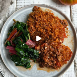 Lentil And Tomato Bake
