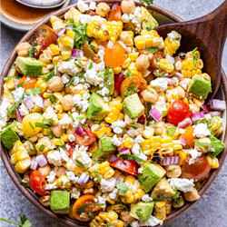 Tomato Avocado Corn Salad