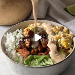 Healthy Street Corn Chicken Rice Bowl (easy Recipe)