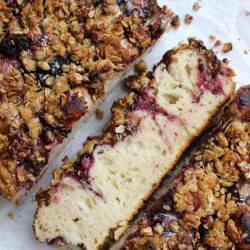 Sourdough Blackberry Cobbler Focaccia