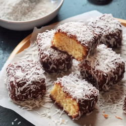 Homemade Keto Coconut Bars Recipe (keto Lamingtons) - Low-carb, Gluten-free Treat