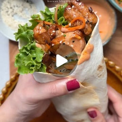 Korean Bbq Chicken Wrap