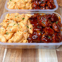 Honey Bbq Chicken Mac &amp; Cheese