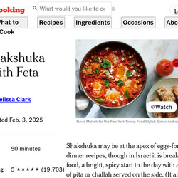 Shakshuka With Feta Recipe (with Video)