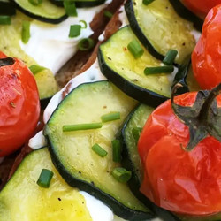 Tomato And Zucchini Bruschetta Recipe