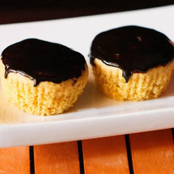Orange Muffins Recipe (with Chocolate Glaze)