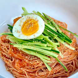 Bibim Guksu (korean Spicy Cold Noodles)