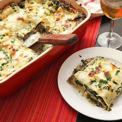 Ultra-creamy Spinach And Mushroom Lasagna Recipe