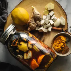 Mom's Gut Healing Elderberry Fire Cider