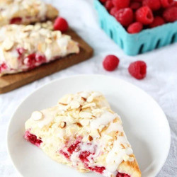 Raspberry Almond Scones