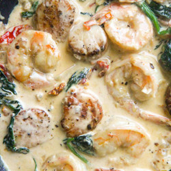 Tuscan Shrimp And Scallops