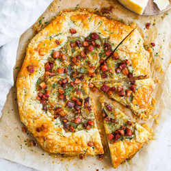 Crispy Pancetta And Potato Crostata