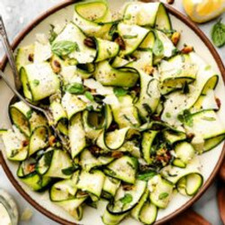 10-minute Shaved Zucchini Salad With Lemon &amp; Parmesan (no-cook)