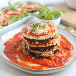 Air Fryer Eggplant Parmesan