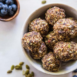 Superfood Blueberry And Dark Chocolate Energy Balls