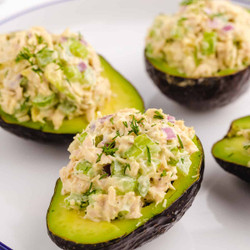 Healthy Tuna In Avocado Halves