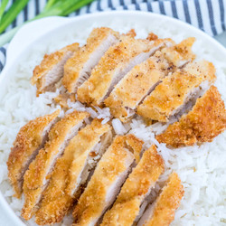 Chicken Katsu With Tonkatsu Sauce