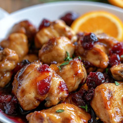 Slow Cooker Cranberry Orange Chicken