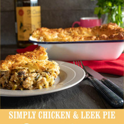 Simply Chicken &amp; Leek Pie