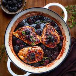 Bourbon Blackberry Chicken