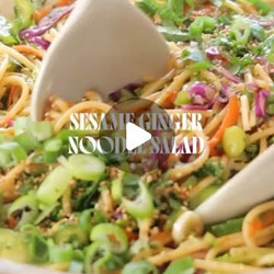 Sesame Ginger Noodle Salad