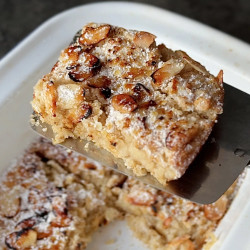 Almond Croissant Baked Oats