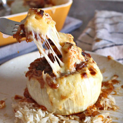 French Onion Stuffed Onion