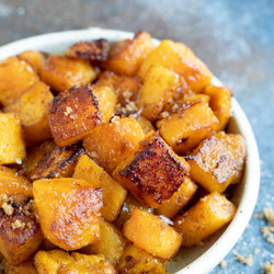 Oven Roasted Butternut Squash Brown Sugar