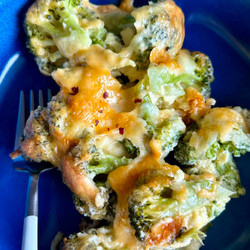 #2 Creamy Cheddar Cheese Broccoli Bake